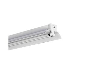 چراغ فلورسنتی فورته ب�� رفلکتور سفید 2x54 وات (برای لامپ فلورسنت T5) برند مازی نور کد M122254R