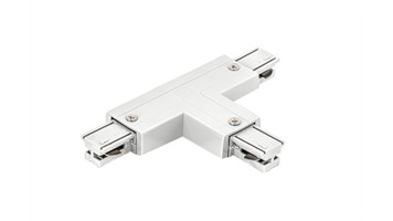 قطعه اتصالی ریل به شکل T سفید (هانی تک فاز) برند مازی نور کد 464CPRO0336-W 