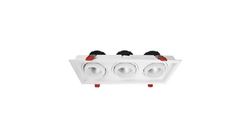 چراغ توکار 3 در 36 برند شعاع کد SH-6703- 3x36W