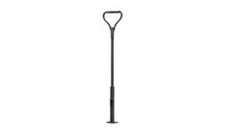 چراغ پارکی بدنه طوسی نور طبیعی مدل سلین SH-9989-3m