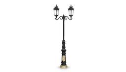 چراغ پارکی دو شاخه سناتور سربالا برند شب تاب مدل پاسارگاد کد SH-110662031/SH-119202001