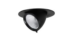 چراغ توکار الینا زاویه پذیر با با ماژول ViVo نور آفتابی 36 وات مشکی برند مازی نور کد M585MD6LED3V30-BL