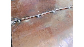 جوش نقره سیم به صفحه