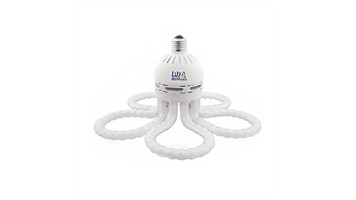 لامپ کم مصرف 105 وات برند دلتا مدل گل پایه E27 رنگ آفتابی کد DELTA-LAMPEKAMMASRAF-GOL-E27-105W-AFTABI