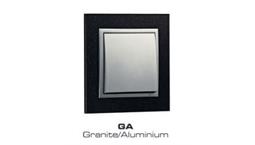 کلید برند ایفاپل مدل لوگوس 90 کد GA-GRANITE-ALUMINIUM رنگ گرانیتی - آلومینیومی