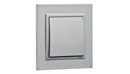کلید برند ایفاپل مدل لوگوس 90 کد IA-INOX-ALUMINIUM رنگ اینوکس - آلومینیومی