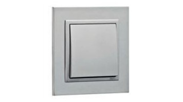 کلید برند ایفاپل مدل لوگوس 90 کد IA-INOX-ALUMINIUM رنگ اینوکس - آلومینیومی