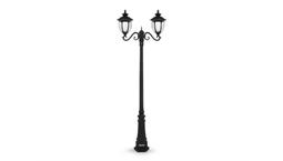چراغ پارکی دو شاخه سناتور سربالا برند شب تاب مدل لونا کد SH-110452031/SH-119212001