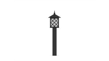 چراغ چمنی برند شب تاب مدل کارن 2 (115 سانت ) کد SH-110971151