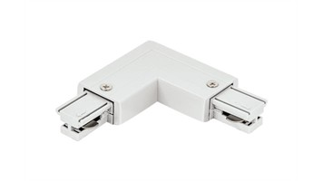 قطعه اتصالی ریل به شکل L سفید (هانی تک فاز) برند مازی نور کد 464J90PRO0335-W 