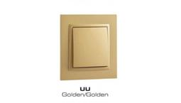 کلید برند ایفاپل مدل لوگوس 90 کد UU-GOLDEN-GOLDEN رنگ طلایی - طلایی