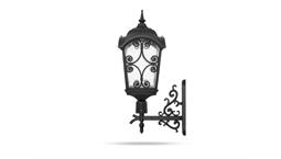 چراغ دیواری شاخه رز سربالا برند شب تاب مدل آروین کد SH-110679131