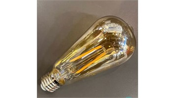 لامپ حبابى فیلامنتى خمره اى 8 وات EDC 