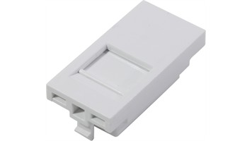 فیس پلیت پهن تک پورت سفید 45*45 برند ایفاپل کد 45976SBR