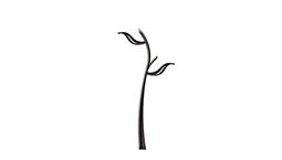 چراغ پایه باغی و حیاطی برند شعاع 4 متر کد SH-Leaf