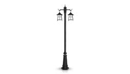 چراغ پارکی دو شاخه برند شب تاب مدل شونیز کد SH-110782162/SH-119162001