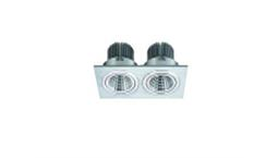 چراغ دانلایت LED 2*7 W استاندارد بر��د میت کد M02GST8101-2