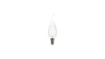 لامپ لوستری اشکی سرپیچ شمعی مات 4 وات E14 برند شعاع کد SH-C35L-C-4W