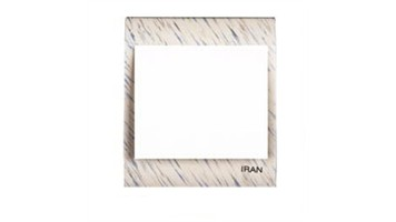 کلید پریز قاب مدل ایران کوبیسم سفید با میانی سفید برند ایران الکتریک کد KLIDPRIZ-IRAN ELECTRIK-IRAN-COBISM