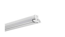 چراغ فلورسنتی فورته با رفلکتور سفید 2x18 وات (برای لامپ فلورسنت T8) برند مازی نور کد M122218R