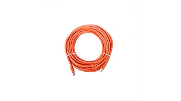 پچ کورد شبکه بلدن Cat6 UTP روکش PVC، نارنجی 30 متری مدل 4135