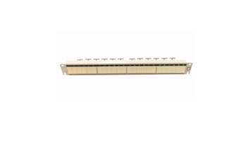 پچ پنل برند نگزنس مدل 24 پورت Cat6 UTP با فریم و 24 کیستون کد NEGZENS-PACHPANEL-24PORT-CATE6-UTP-24KISTON