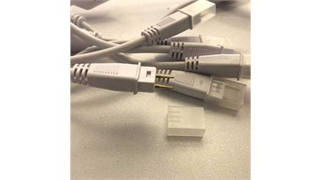 سوکت ریسه شلنگی 10 میلی متری 4 آمپر کد LED Strip Driver Wire 4A 10MM