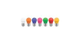 لامپ LED رنگی 3 وات برند نما نور کد BULB-NAMANOOR-3W-RANGI
