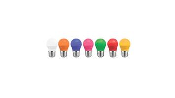 لامپ LED رنگی 9 وات برند نما نور کد BULB-NAMANOOR-9W-RANGI