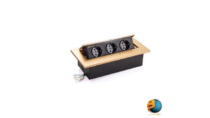 باکس سه پریز ملونی