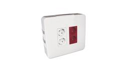 باکس روکار 4*2+4*4 ماژول سفید (خالی ) برند ایفاپل کد 83410SBR