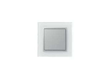 کلید برند ایفاپل مدل لوگوس 90 کد CA-CRISTAL-ALUMINIUM رنگ کریستال - آلومینیومی