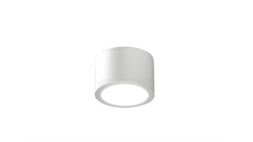 چراغ دانلایت روکار دیانا با صفحة شیری ساتن و ماژول برق مستقیم (قطر 15 سانتیمتری، ارتفاع 7 سانتیمتری) سفید 14 وات نور استاندارد برند مازی نور M488ED15H7LED2840-W