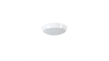 چراغ روکار سقفي گرد بدنه سفید دو لامپ برند شعاع کد SH-2612