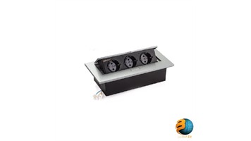 باکس سه پریز نقره ای ملونی