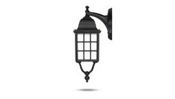 چراغ دیواری شاخه فانتزی سرازیر برند شب تاب مدل مشبک کد SH-110419002