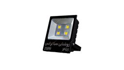 پرژکتور 200 وات تخت SMD برند صبا ترانس مدل تخت کد pregetor-sabatrans-takht-smd-200w