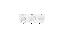 فریم هالوژن سه لامپ مستطیل برند شعاع کد SH-6303