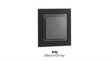 کلید برند ایفاپل مدل لوگوس 90 کد PS-BLACK-GRAY رنگ مشکی - خاکستری
