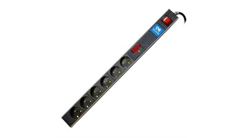 رک مونت محافظ 6 خانه دیجیتالی با کابل 1o8 برند پارت الکتریک مدل پارسا کد 5834