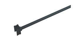 براكت لوله اي آويز60 مشکی ريل سه فاز برند مازی نور کد NPS60-BRACKET-BL