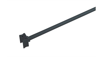 براكت لوله اي آويز60 مشکی ريل سه فاز برند مازی نور کد NPS60-BRACKET-BL