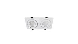 فریم هالوژن دو لامپ مستطیل برند شعاع کد SH-6302