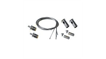گیره آویز چراغ خطی روکار برند پارس شعاع توس کد 7616
