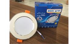 پنل هالوژن SMD دور نقره ای 8 وات مودی