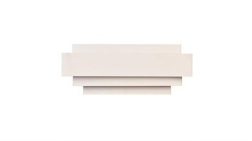 چراغ دیواری شیار دار مستطیل برند ستاره شمال کد G15