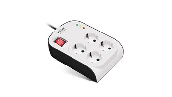 محافظ چهار خانه ارت دار با کلید و کابل 3 آنالوگ کامپیوتر مدل پارت برند پارت الکتریک کد 8792