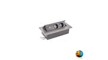باکس دو پریز + دو USB ذغالی آنتراسیت ملونی