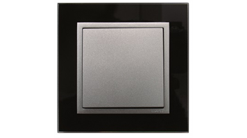 کلید برند ایفاپل مدل لوگوس 90 کد ES- BLACK CRISTAL-GRAY رنگ کریستالِ مشکی - خاکستری