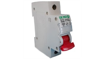 کلید مینیاتوري تک فاز 1 آمپر برند دنا الکتریک ایرانیان با قدرت قطع 6KA کد MINIYATORI-DENA-6KA-1A
